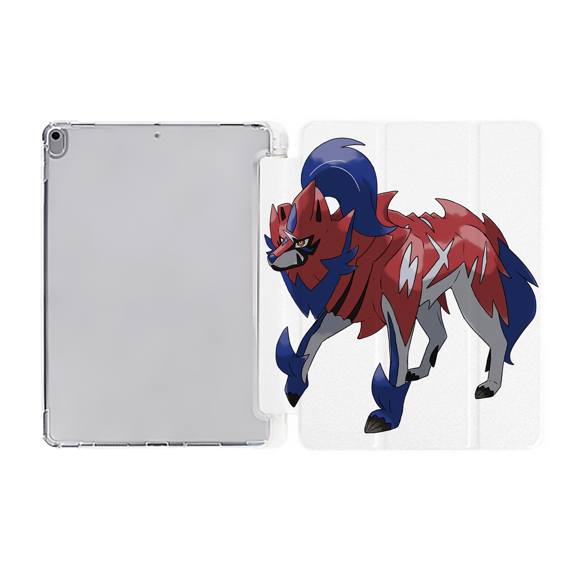 （画像用） ポケットモンスター Pokémon IPad ケース ペン収納付き 三つ折りスタンド PUレザー×シリコン 対応機種9.5/10.5/10.9インチ